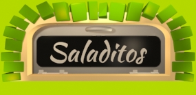 ilustracion 3d de horno con letrero saladitos