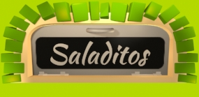 ilustracion 3d de horno con letrero saladitos